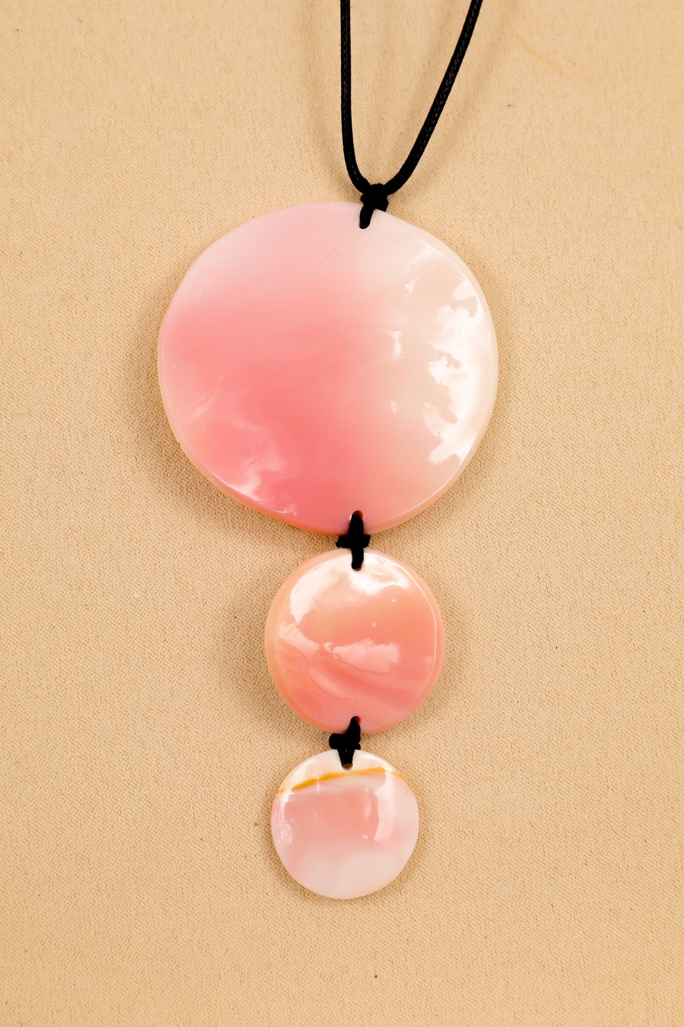 Queen Conch Cascade Medallion Necklace