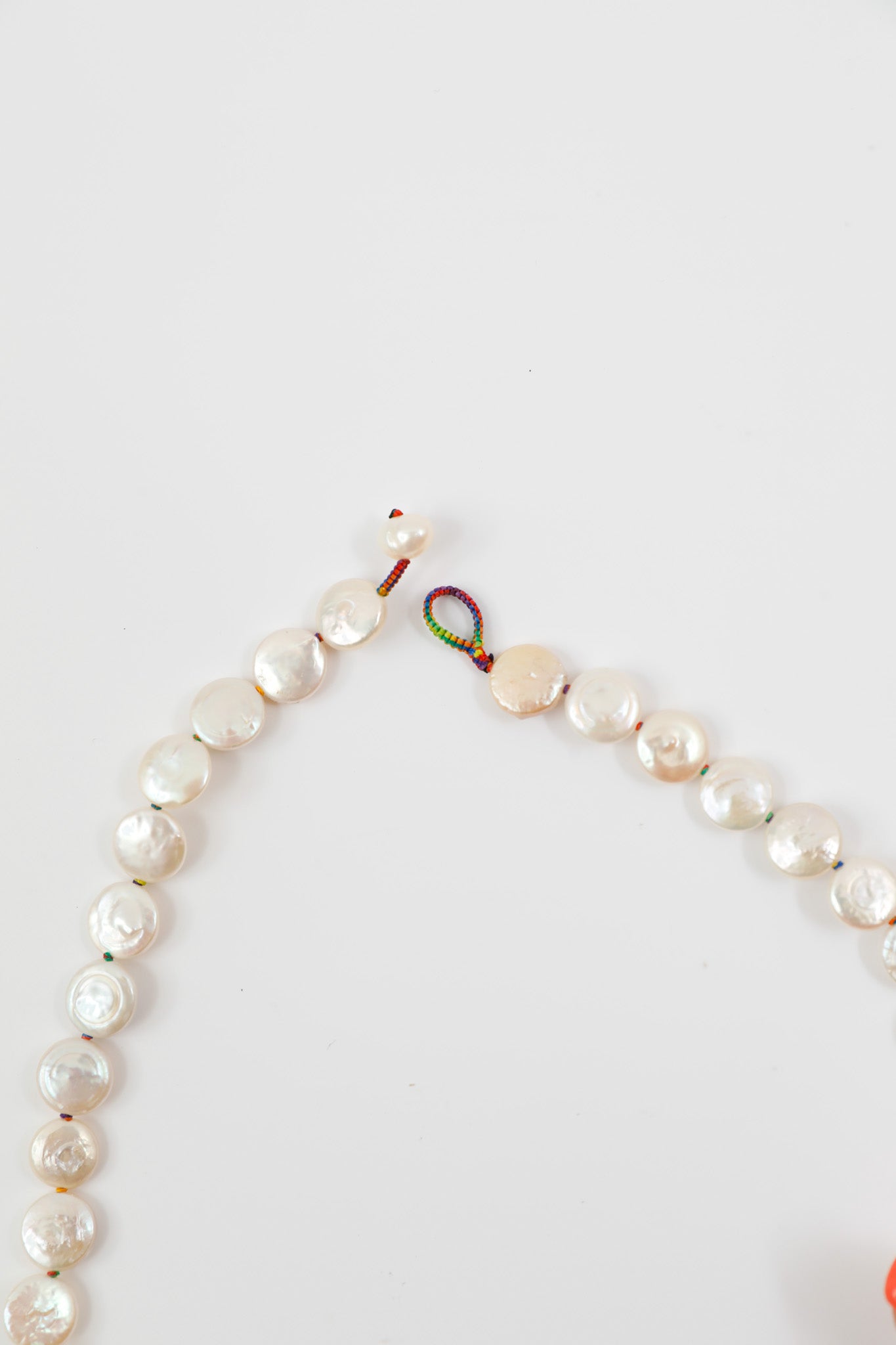 Fresh Water Pearl Coins and Hand Carved Queen Conch Shell Pineapple